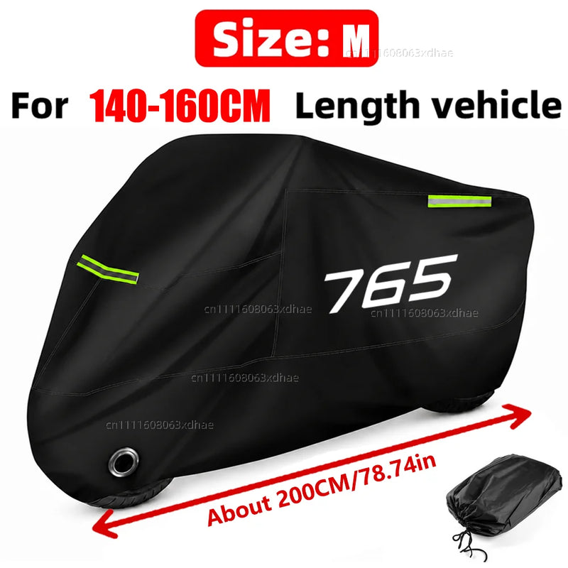 Housse moto pour Triumph Street Triple 765 et Daytona 675, Oxford 190T imperméable, 6 tailles