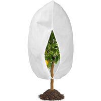 Voile d'hivernage zippé à cordon pour plantes et arbustes, 3 coloris, de 0,5x1 à 2,5x3,5 m