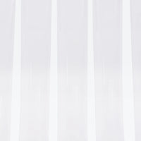 Rideau à lanières PVC transparent, kit de 7 bandes avec rails, 1,05 x 2 m