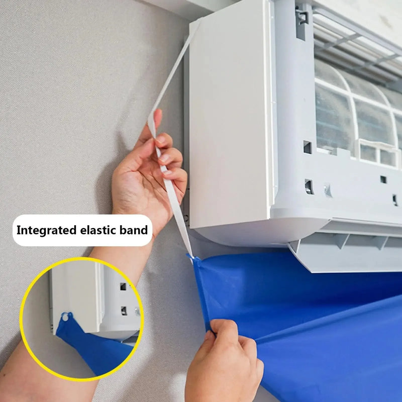 Housse de nettoyage climatiseur mural avec sortie de vidange et outils, 6 kits au choix