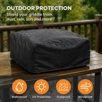 Housse plancha de table en Oxford noir imperméable avec cordon, 61 x 55 x 42 cm