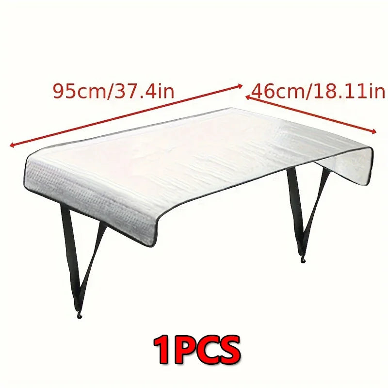 Housse de climatiseur extérieur imperméable à feuille d'aluminium, 95 x 46 cm, 1 ou 2 pièces