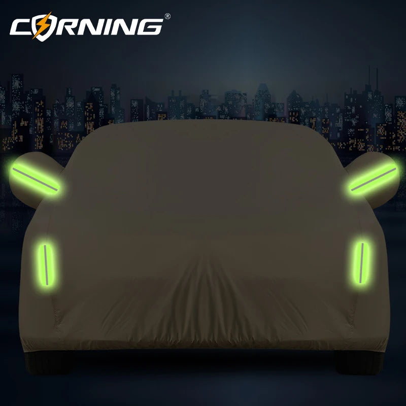 Housse voiture extérieur Oxford imperméable anti-UV et anti-neige, berline et SUV, 3 coloris