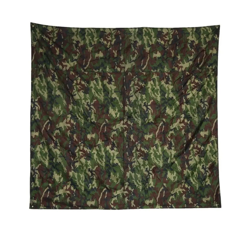 Bâche de sol camouflage ultralégère en nylon, 3 tailles jusqu'à 3 x 2,9 m