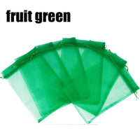 Sacs de protection pour raisins et fruits en organza, lot de 50, 7x9 à 20x30 cm