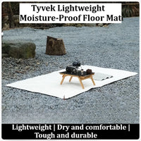 Tapis de sol de camping ultraléger imperméable pour tente, simple ou double