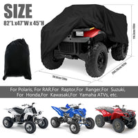 Housse universelle moto, scooter et vélo, Oxford imperméable, 5 dimensions de 140 à 208 cm