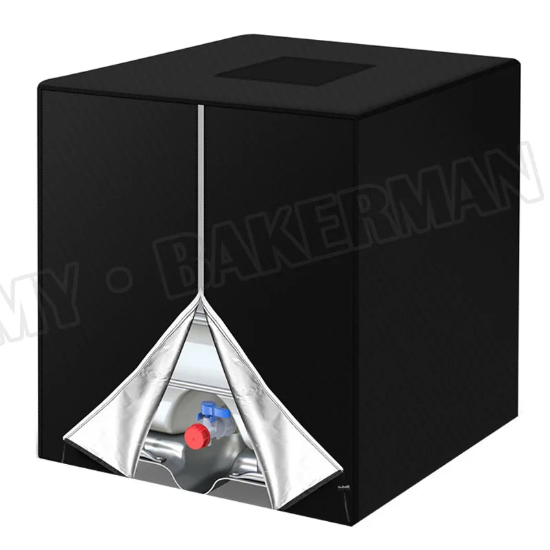 Couverture cuve IBC 1000 L, avec ou sans fermeture éclair, 120 x 100 x 116 cm