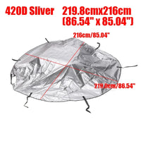 Demi-housse de toit pour Mazda MX-5 MK1, MK2 et MK2.5, polyester 420D imperméable, noire ou argent