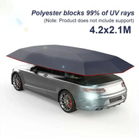 Pare-soleil voiture parapluie pliable, toile Oxford anti-UV, 4,2 à 4,5 m