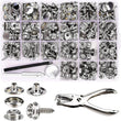 Kit de boutons-pression inox pour bâche et housse de bateau, de 50 à 80 jeux