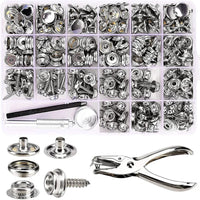 Kit de boutons-pression inox pour bâche et housse de bateau, de 50 à 80 jeux