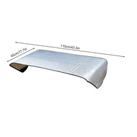 Housse de climatiseur extérieur imperméable à feuille d'aluminium, 95 x 46 cm, 1 ou 2 pièces