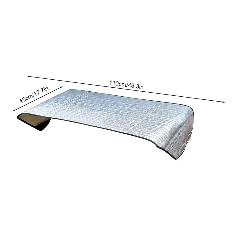 Housse de climatiseur extérieur imperméable à feuille d'aluminium, 95 x 46 cm, 1 ou 2 pièces
