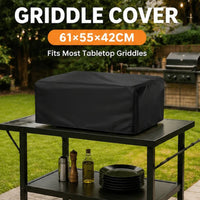 Housse plancha de table en Oxford noir imperméable avec cordon, 61 x 55 x 42 cm