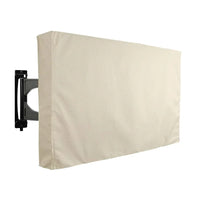 Housse TV extérieure universelle imperméable, noire, grise ou beige, de 22 à 75 pouces
