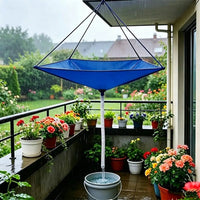 Bâche de nettoyage pour climatiseur mural avec raccord de vidange, bleue 93,5 x 45 cm