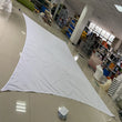 Voile d'ombrage grande taille 160 g/m², bords incurvés, 95 % d'ombrage pour patio