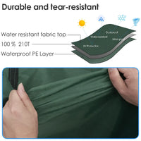 Sac de rangement noir pour coussins de jardin, Oxford 210D imperméable, 3 tailles