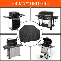 Housse de barbecue robuste anti-pluie et anti-UV en Oxford 190T, 7 tailles de XXS à XL