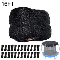 Housse trampoline pare-soleil en filet maille anti-UV, pour trampoline de 1,83 à 4,88 m