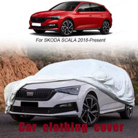 Housse voiture pour Skoda Scala (depuis 2018), compacte à hayon, tissu Oxford anti-UV