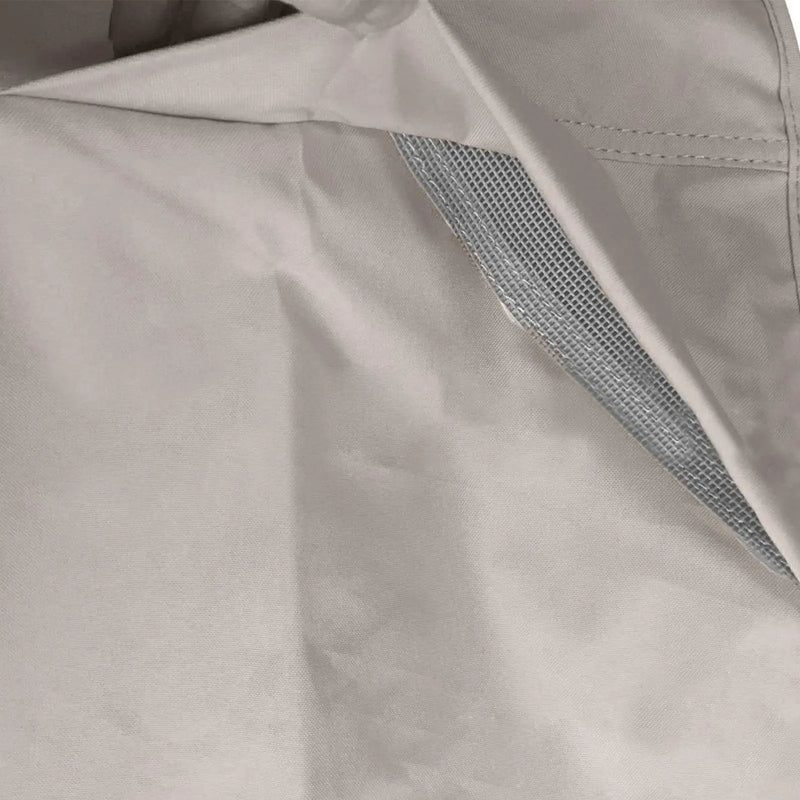 Housse de parasol à bras articulé anti-UV beige, tissu Oxford, 2,1 à 4 m