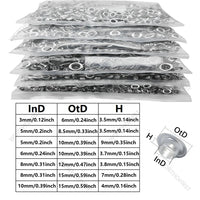 Kit d'œillets en laiton avec presse manuelle, 3 à 10 mm, pour bâche et cuir