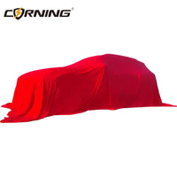 Housse de dévoilement de voiture personnalisable avec votre logo ou votre texte, tissu extensible, usage intérieur