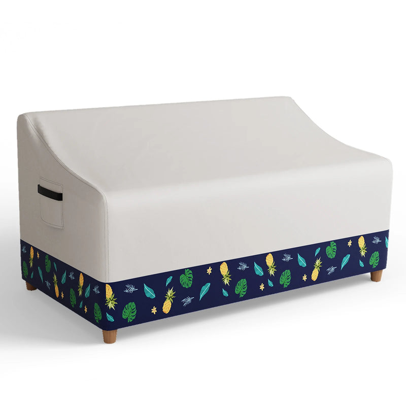 Housse canapé de jardin 2 ou 3 places, imperméable, 5 coloris, 132 à 224 cm