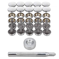 Kit de boutons-pression inox pour bâche et housse de bateau, de 50 à 80 jeux