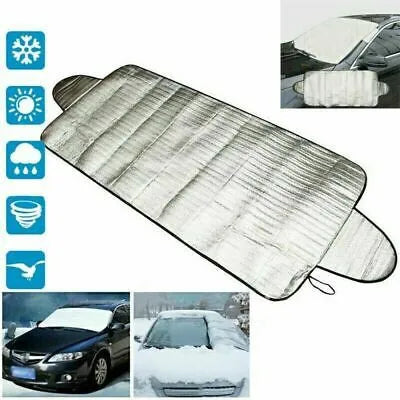 Protection pare-brise antigel en aluminium 4 couches, anti-neige et anti-UV