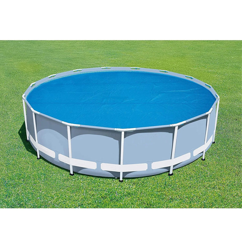 Bâche solaire à bulles piscine ronde ou rectangulaire, anti-UV, 8 tailles
