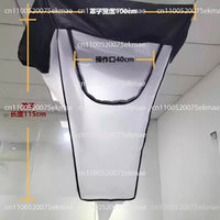 Sac de nettoyage imperméable en TPU pour climatiseur de plafond, 100 x 115 cm, fermeture éclair