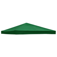 Toit de tonnelle 3x3 m, 1 ou 2 niveaux, vert ou beige, structure non incluse