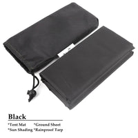 Bâche de sol Oxford imperméable à œillets, 4 coloris, 3 tailles de 1,5 à 3 m