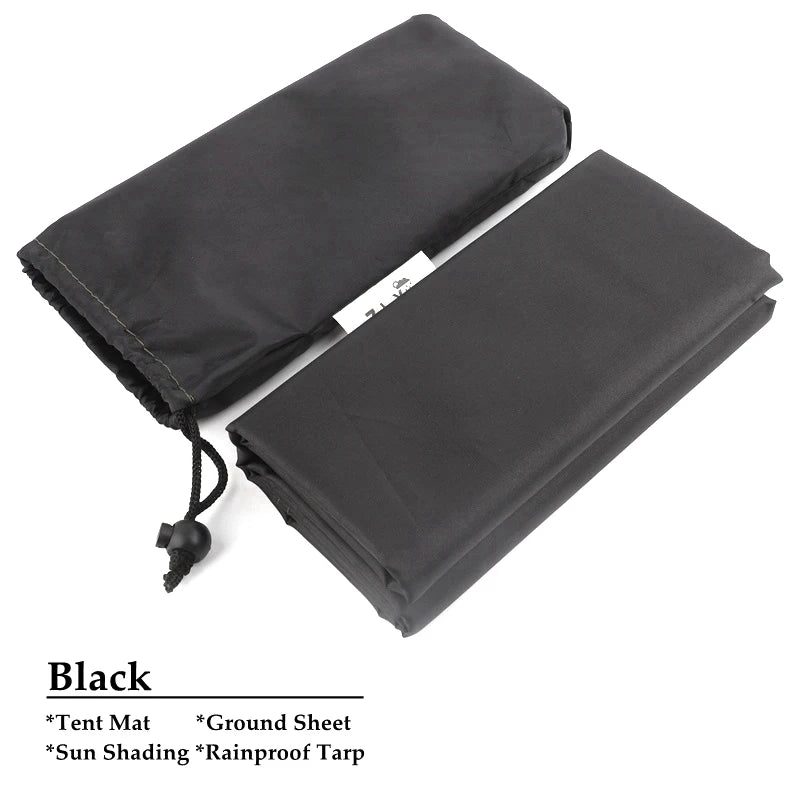 Bâche de sol Oxford imperméable à œillets, 4 coloris, 3 tailles de 1,5 à 3 m
