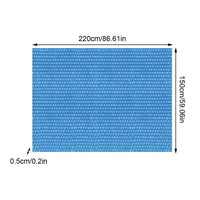 Bâche à bulles piscine rectangulaire, 3 tailles de 220 x 150 à 300 x 200 cm