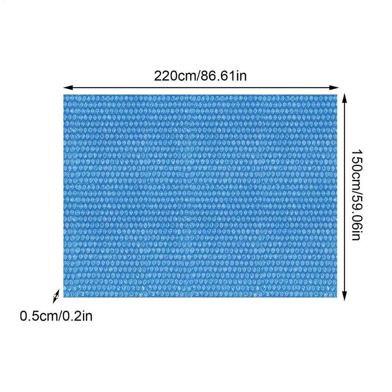 Bâche à bulles piscine rectangulaire, 3 tailles de 220 x 150 à 300 x 200 cm