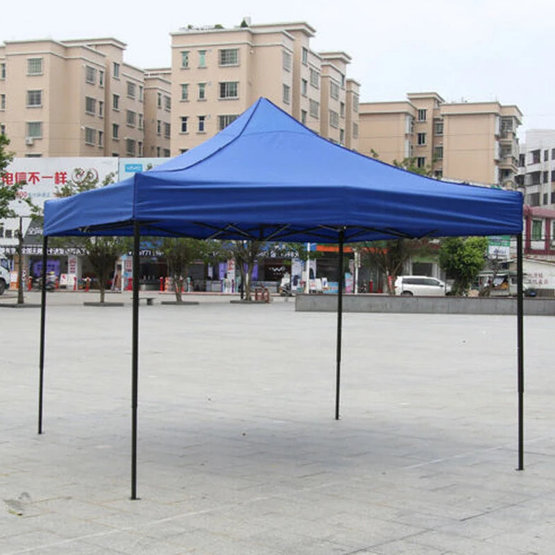 Toit de tonnelle 3x3 ou 2x2 m en Oxford 420D imperméable, rouge ou bleu