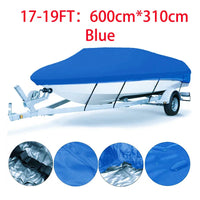 Housse bateau remorquable imperméable polyester 190T, 3 coloris, pour bateau de 3,35 à 6,71 m