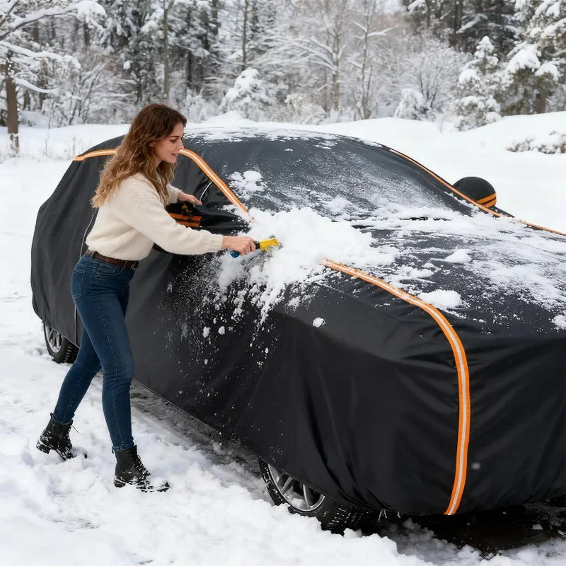 Housse voiture extérieur imperméable toutes saisons en polyester 190T, 470 x 180 x 120 cm