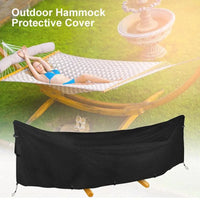 Housse de hamac sur support en Oxford 420D imperméable, anti-UV, 380 cm, avec sangles coupe-vent