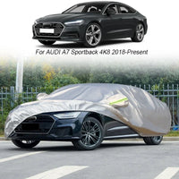 Housse voiture pour Audi A1 Hatchback GB, polyester 270T argent, anti-neige