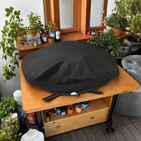 Housse barbecue pour Weber Q200, Q220 et Q2000, polyester noir, 67 x 44 ou 82 x 48 cm