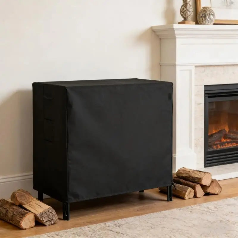 Housse support bois de chauffage Oxford 420D imperméable avec cordons élastiques, 122 x 107 x 61 cm
