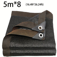 Voile d'ombrage noire anti-UV à 80 % d'ombrage, 21 tailles jusqu'à 8 x 12 m