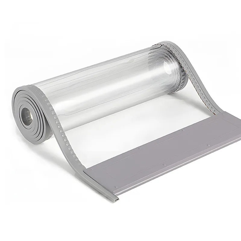 Rideau de porte magnétique en PVC transparent épais, coupe-vent, largeur 30 cm