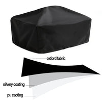 Housse plancha à gaz en polyester 210D imperméable, 7 dimensions de 44 à 90 cm