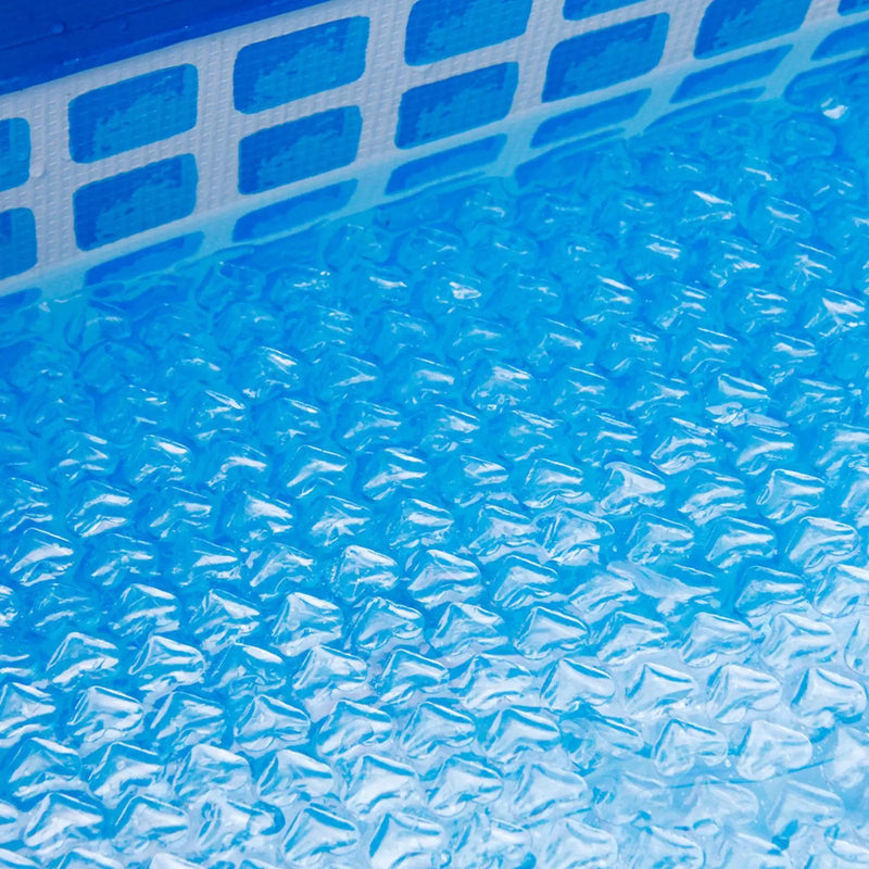 Bâche à bulles piscine ronde ou rectangulaire en PE, de 180 à 360 cm, coupe libre